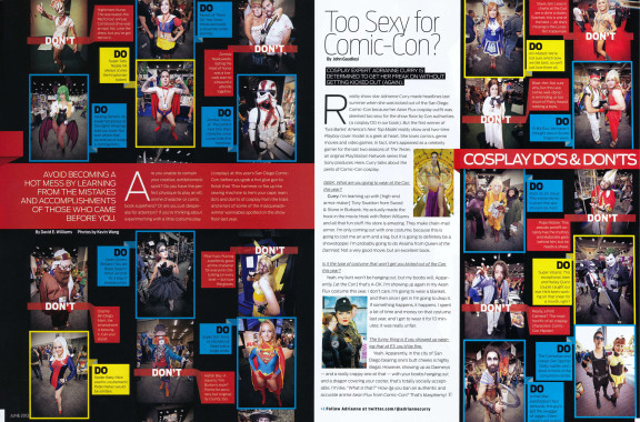 SDCC Pics featured in GEEK Magazine